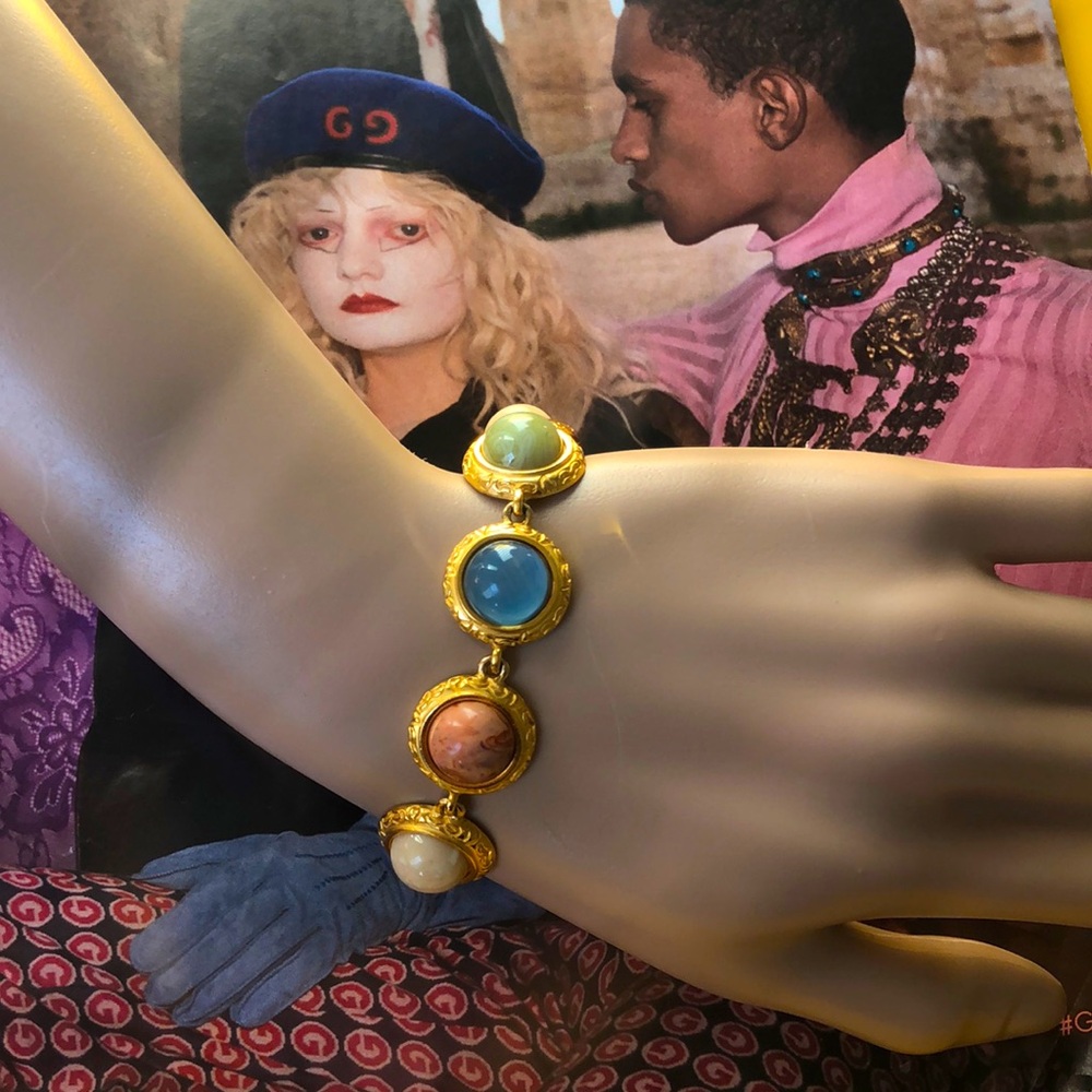 Vintage Liz Claiborne faux Stone Bracelet